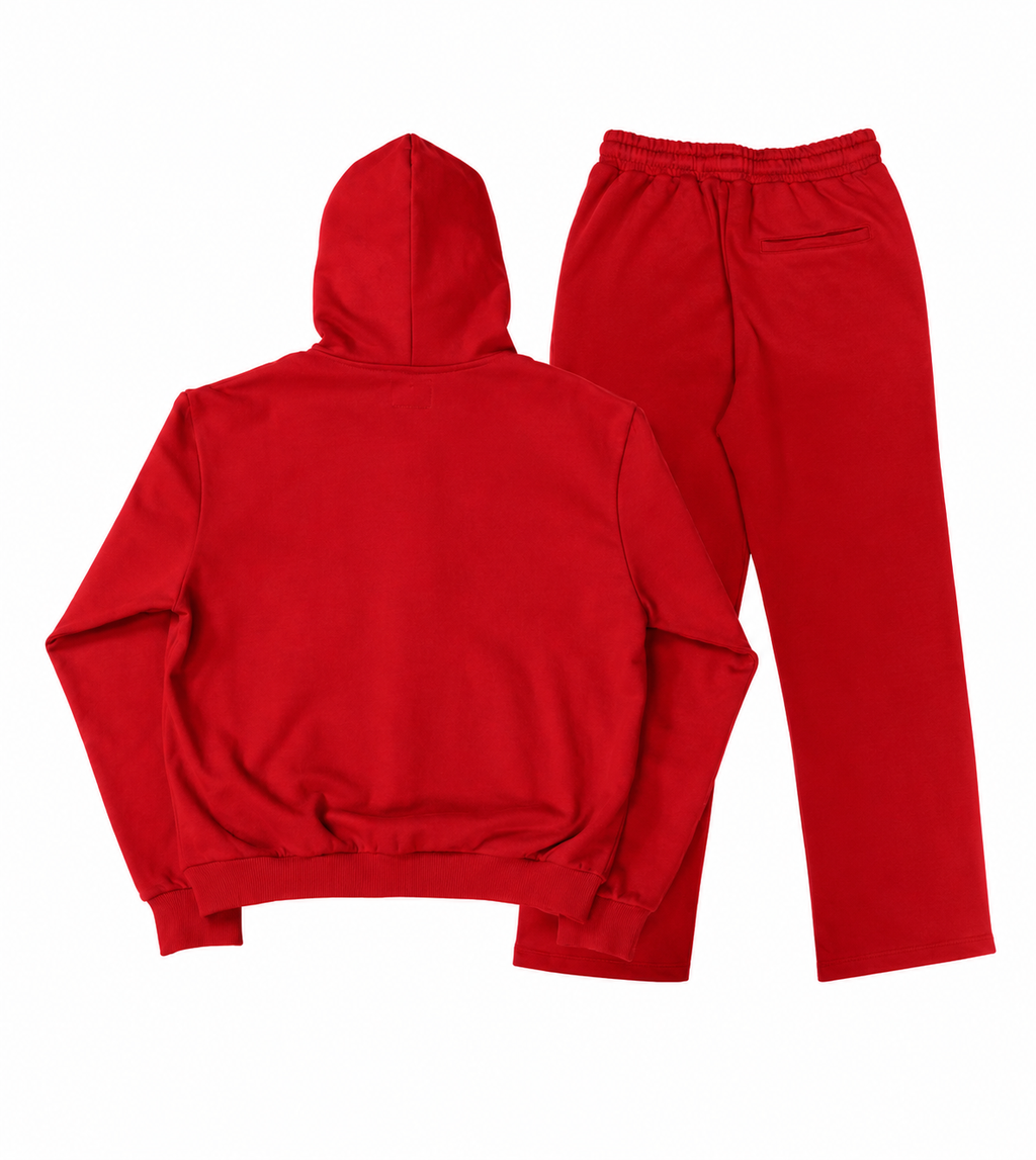 Bottega Desires Red Tech Tracksuit