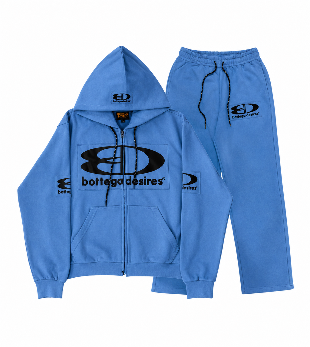 Bottega Desires Blue Tech Tracksuit