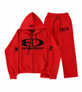 Bottega Desires Red Tech Tracksuit